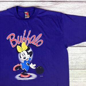 Vintage 1990s Minnie Mouse "Buffalo" Disney Cartoon T-shirt